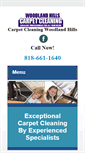 Mobile Screenshot of carpetcleaning-woodlandhills.com